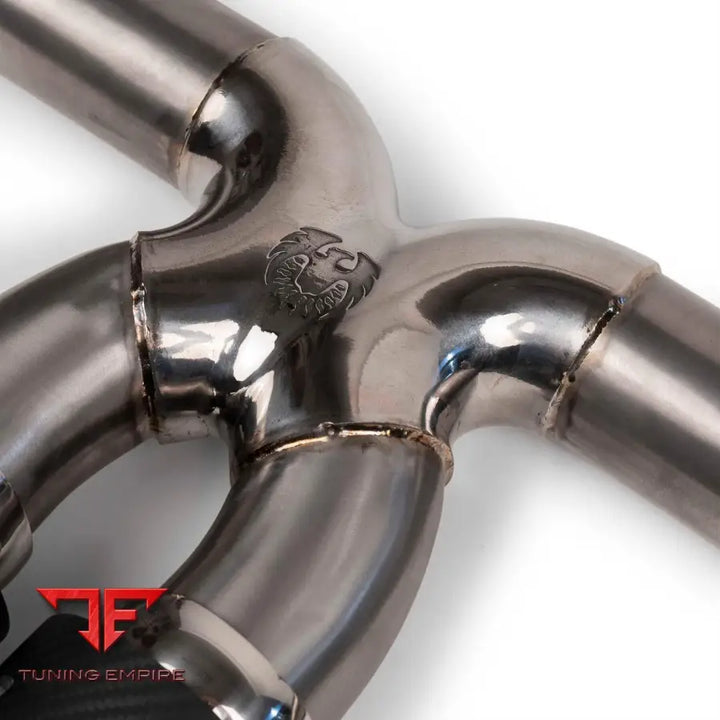 FABSPEED PORSCHE 992 GT3/GT3 RS TITANIUM SUPERCUP CAT-BACK EXHAUST SYSTEM NON VALVED (2022+)