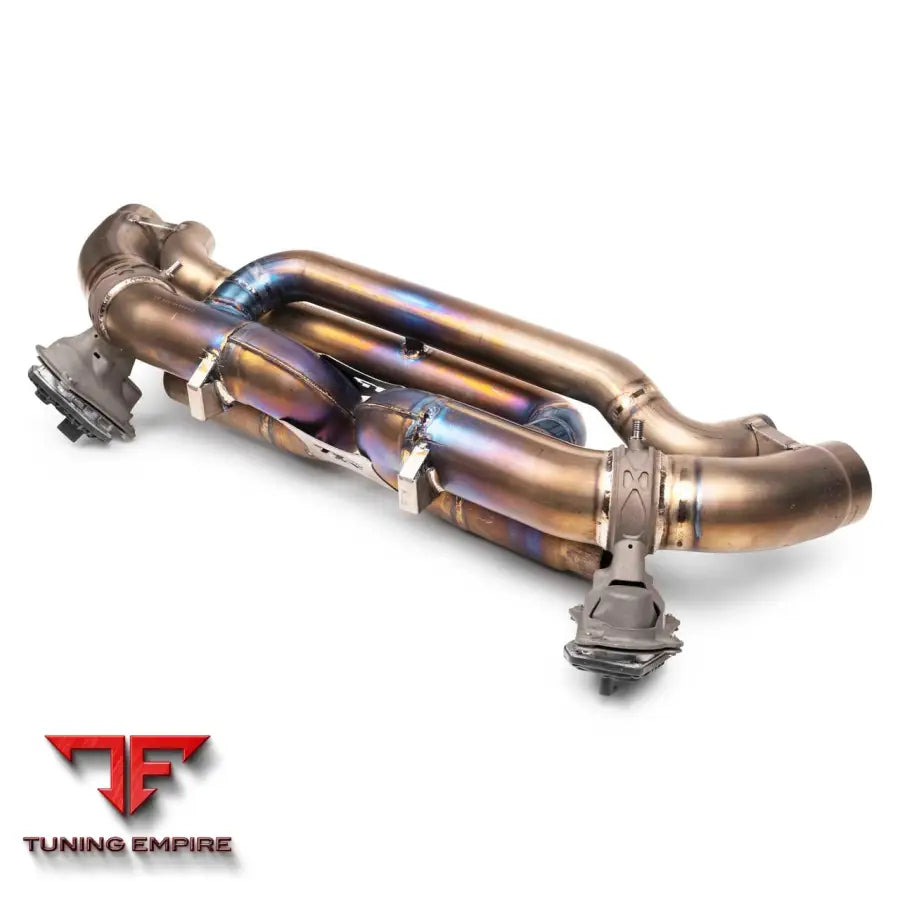 FABSPEED PORSCHE 992 TWIN TURBO/TWIN TURBO S HELICAL VALVETRONIC TITANIUM EXHAUST SYSTEM (2021+)