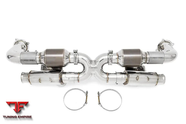 FABSPEED PORSCHE 993 TURBO MODULAR SPORT CATALYTIC CONVERTER X-PIPE (1995-1998)