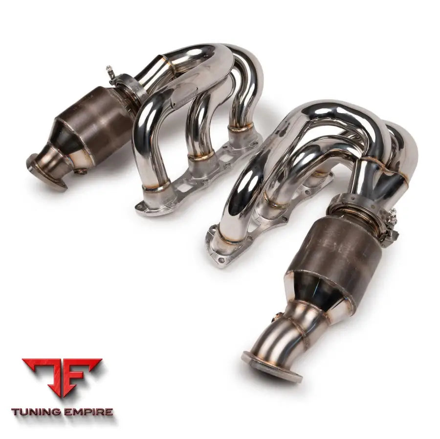 FABSPEED PORSCHE 997.2 CARRERA HEADERS WITH HJS CATALYTIC CONVERTERS (2009-2011)