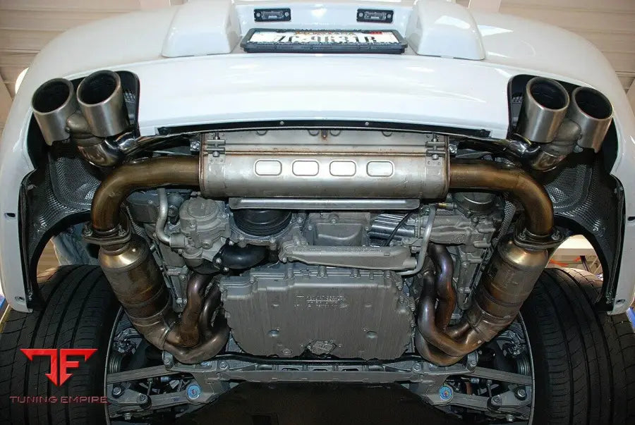 FABSPEED PORSCHE 997.2 CARRERA SIDE MUFFLER BYPASS PIPES (2009-2012)