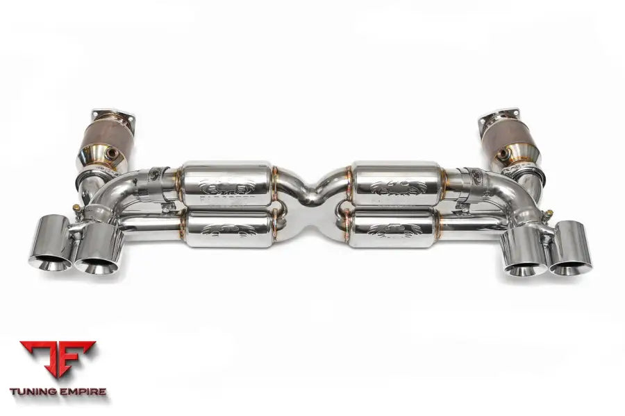 FABSPEED PORSCHE 997 TURBO SUPERSPORT 70MM X-PIPE EXHAUST SYSTEM (2006-2009)