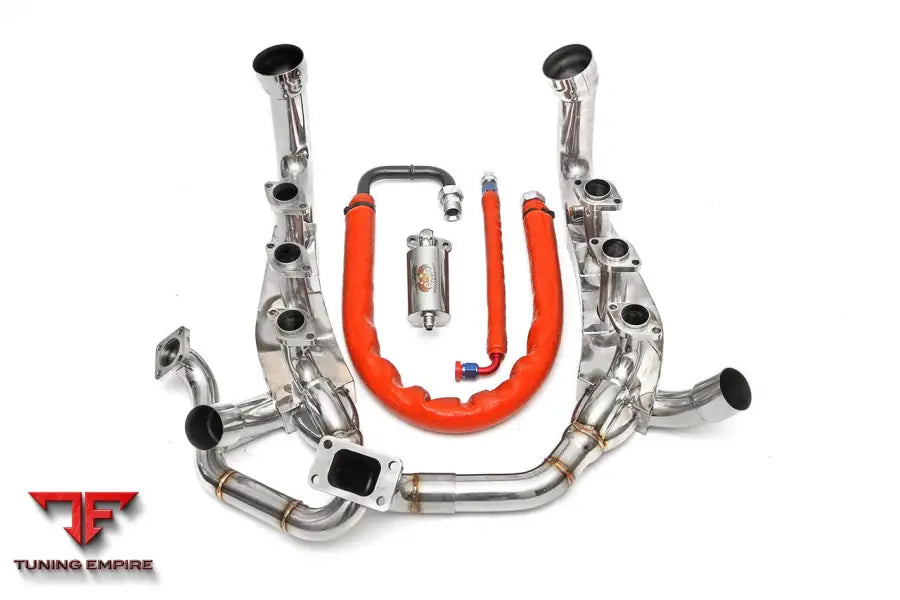 FABSPEED PORSCHE C2 TURBO/964 TURBO 965 SPORT HEADERS WITH HEAT (1990-1994)