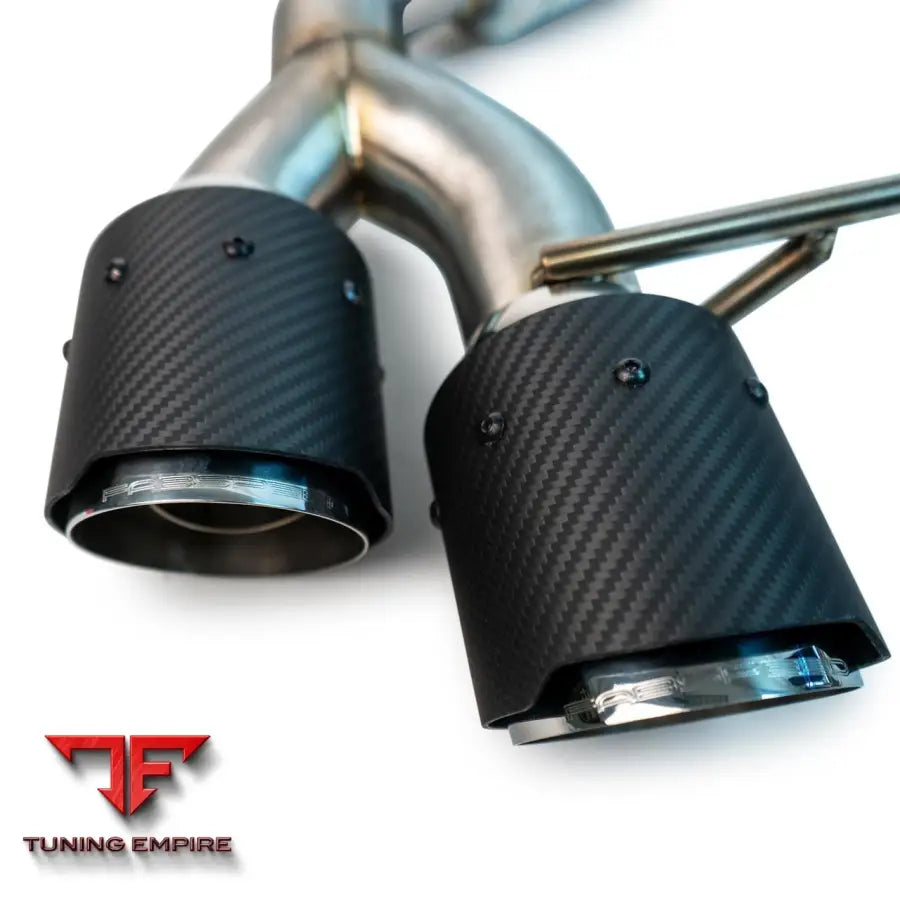 FABSPEED PORSCHE MACAN 2.0L REAR SLIP-ON SPORT EXHAUST (2014-2018)