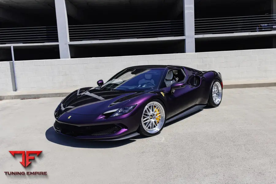 FERRARI 296 GTB FORGED WHEELS AND EXHAUST SYSTEM