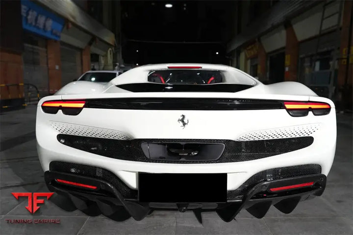 FERRARI 296 GTB (TYPE F171) OE STYLE CARBON FIBER REAR DIFFUSER BSD