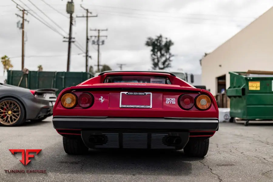 FERRARI 308 GTB FORGED WHEELS AND EXHAUST SYSTEM