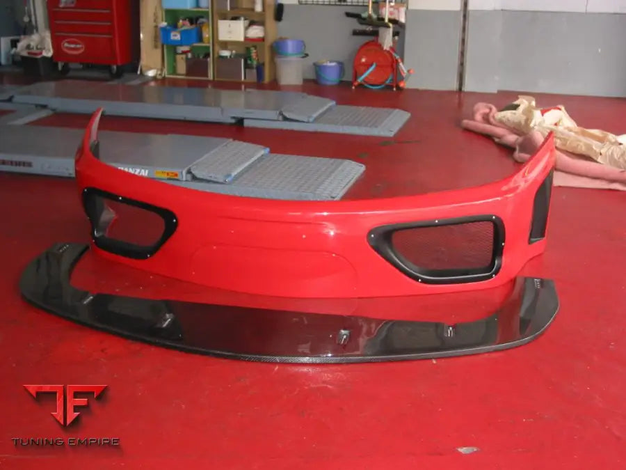 FERRARI 360 GT STYLE FRONT BUMPER WITH LIP SPOILER