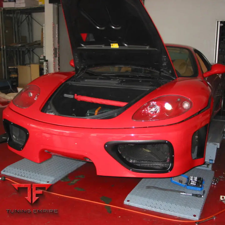 FERRARI 360 GT STYLE FRONT BUMPER WITH LIP SPOILER