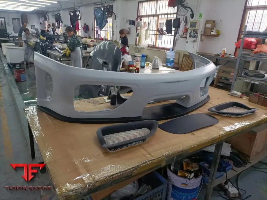 FERRARI 360 GT STYLE FRONT BUMPER WITH LIP SPOILER