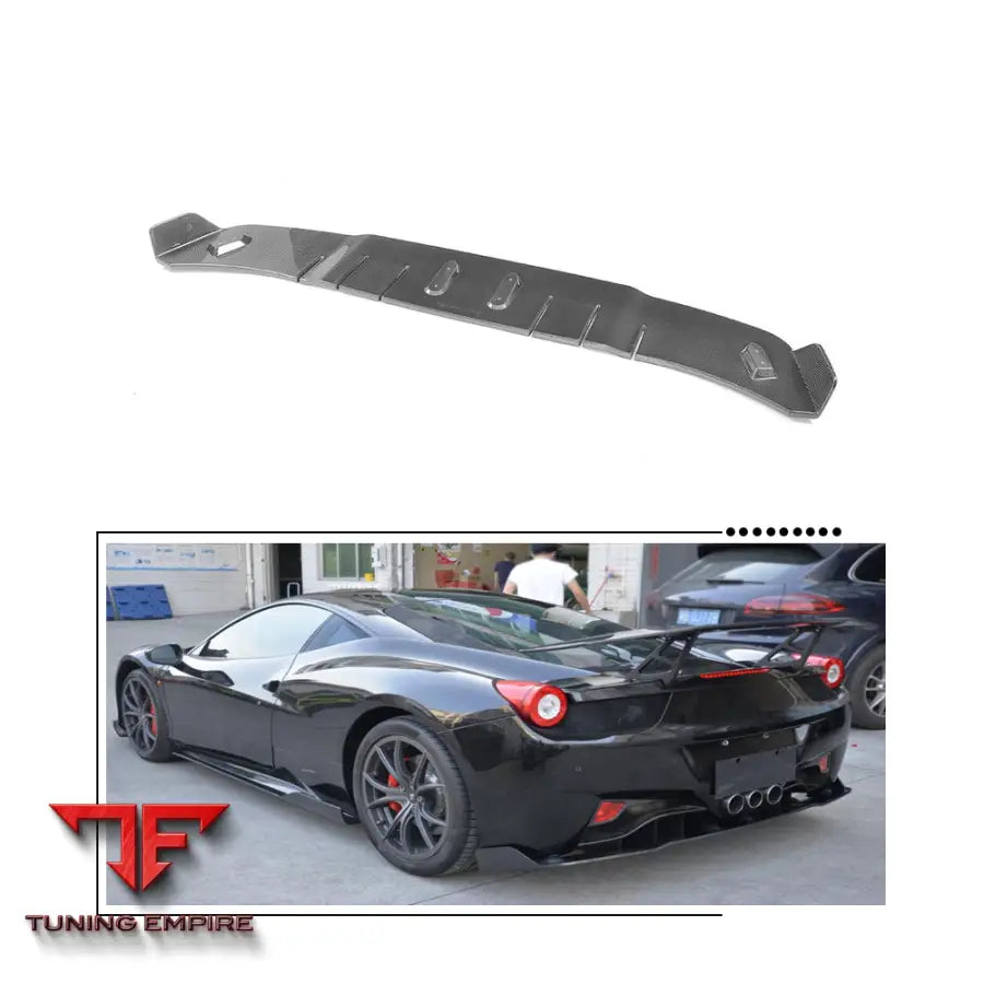 FERRARI 458 AERODYNAMIC PARTS