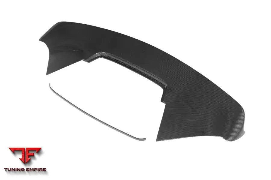 FERRARI 458 COUPE BKSS STYLE PARTIAL CARBON FIBER REAR BUMPER AND CARBON FIBER TRUNK WITH TAIL LIGHT COVER BSD