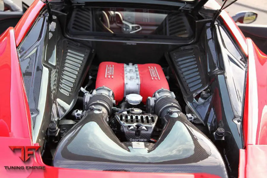 FERRARI 458 COUPE SPECIALE DRY CARBON FIBER INNER ENGINE INNER UNDERSCREEN PANEL REPLACEMNT BSD