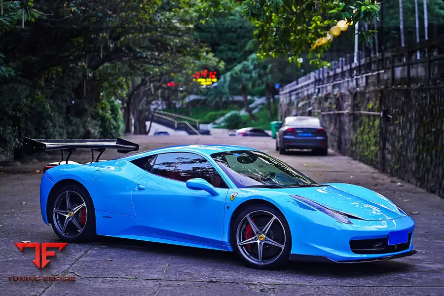 FERRARI 458 COUPE SPIDER SR STYLE TRUNK SPOILER BSD