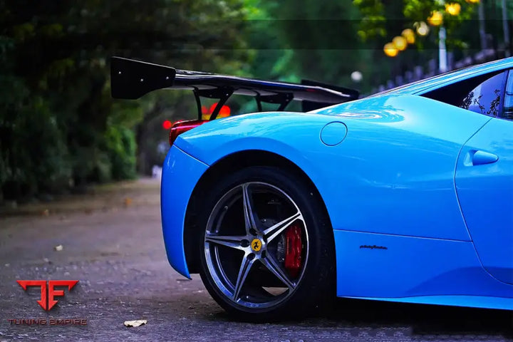 FERRARI 458 COUPE SPIDER SR STYLE TRUNK SPOILER BSD