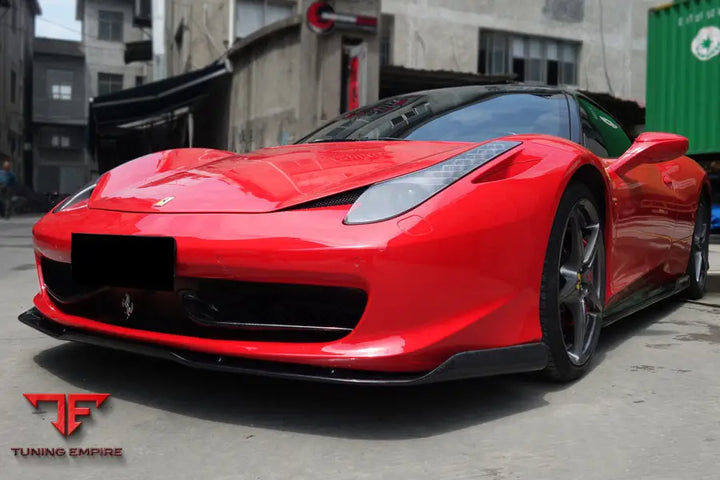 FERRARI 458 COUPE & SPYDER AV STYLE CARBON FIBER FULL LIP BODY KIT BSD