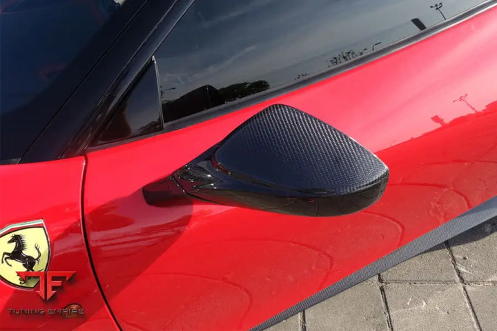 FERRARI 458 COUPE SPYDER SPECIALE OE STYLE DRY CARBON FIBER MIRROR HOUSING BSD