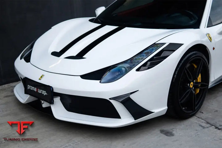 FERRARI 458 COUPE & SPYDER SPECIALE STYLE FRONT BUMPER BSD