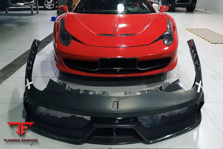 FERRARI 458 COUPE SPYDER SPECIALE STYLE FRONT BUMPER BSD