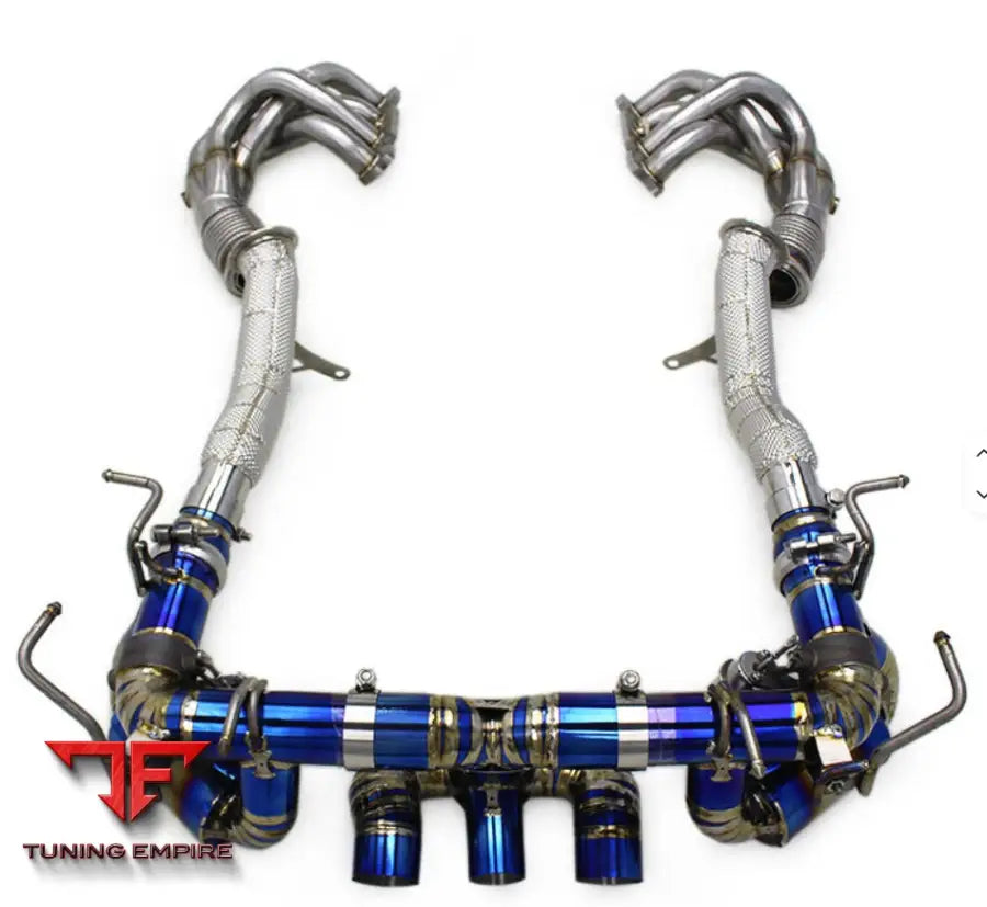 FERRARI 458 ITALIA COMPLETE EXHAUST SYSTEM WITH HEADERS AND DOWNPIPES