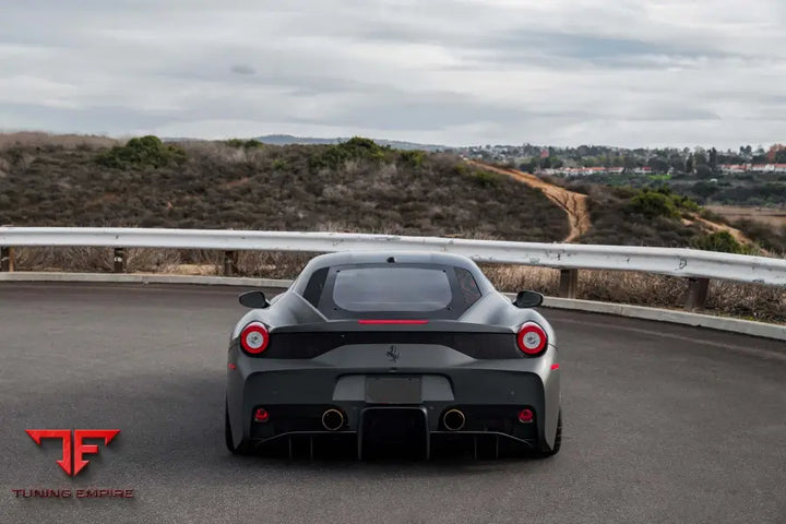 FERRARI 458 SPECIALE FORGED WHEELS AND EXHAUST SYSTEM
