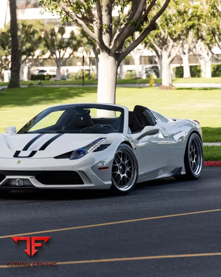 FERRARI 458 SPECIALE FORGED WHEELS AND EXHAUST SYSTEM