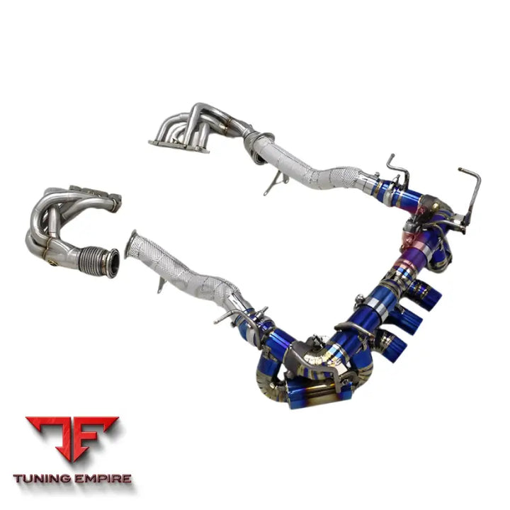 FERRARI 458 V8 4.5 DOWNPIPES CATBACK TITANIUM EXHAUST 2013-2016