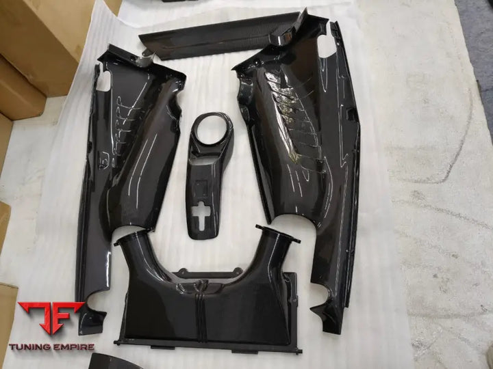 FERRARI 488 CARBON FIBER INTERIOR AND ENGINE BAY PARTS
