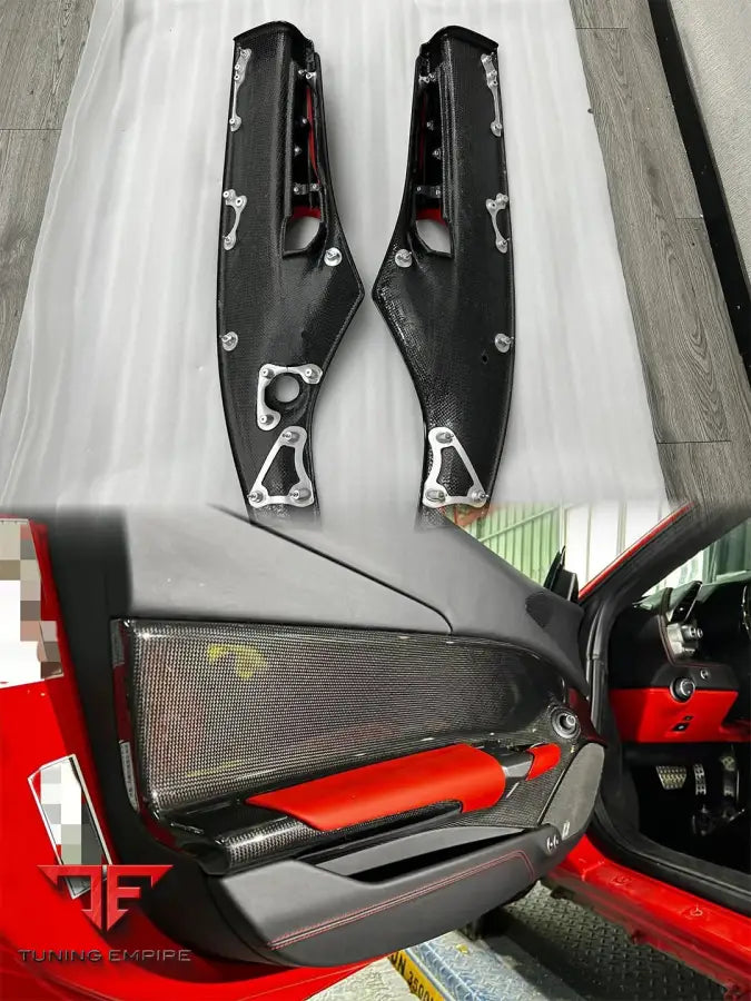 FERRARI 488 CARBON FIBER INTERIOR AND ENGINE BAY PARTS