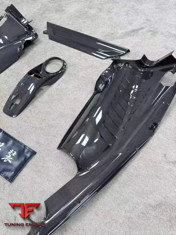 FERRARI 488 CARBON FIBER INTERIOR AND ENGINE BAY PARTS