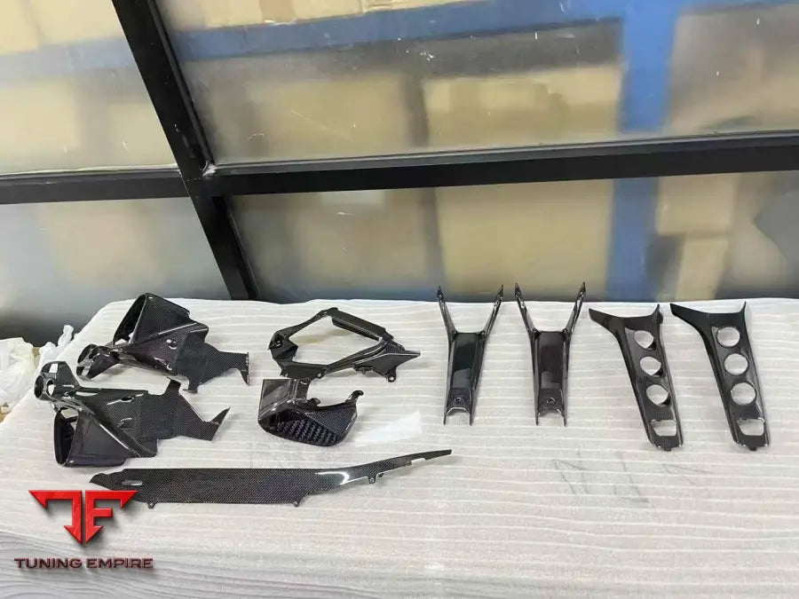 FERRARI 488 CARBON FIBER INTERIOR AND ENGINE BAY PARTS