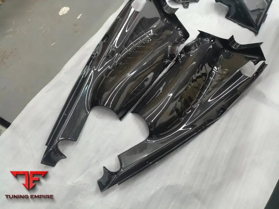 FERRARI 488 CARBON FIBER INTERIOR AND ENGINE BAY PARTS