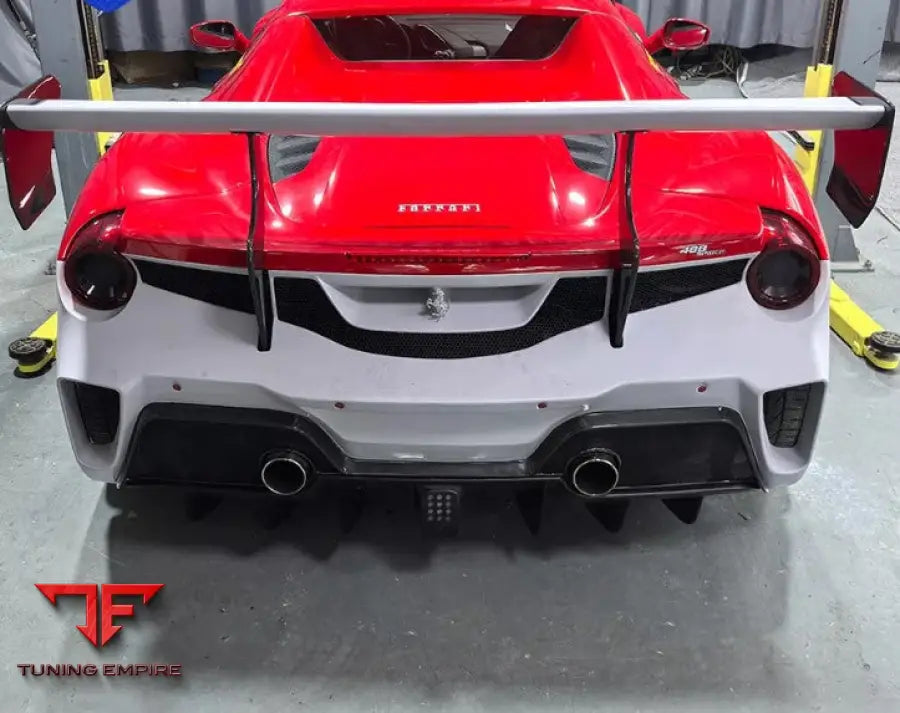 FERRARI 488 CONVERSION CHALLENGE EVO DRY CARBON FIBER PARTS
