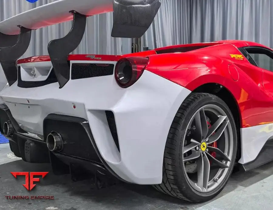 FERRARI 488 CONVERSION CHALLENGE EVO DRY CARBON FIBER PARTS