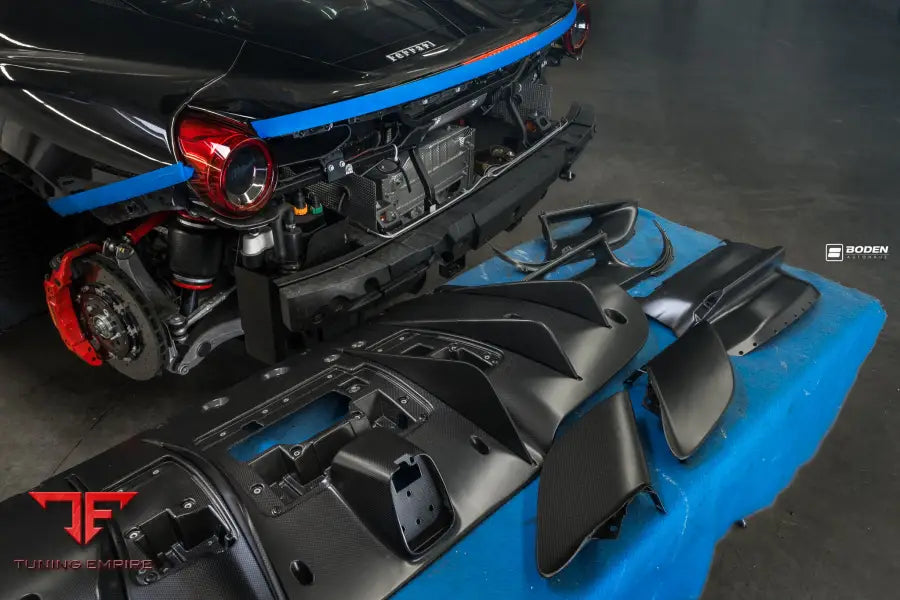 FERRARI 488 FORGED WHEELS AND EXHAUST SYSTEM