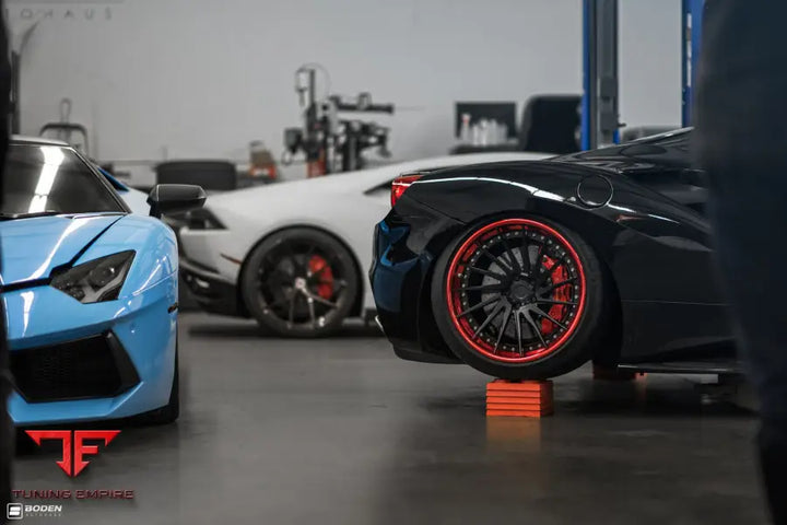 FERRARI 488 FORGED WHEELS AND EXHAUST SYSTEM