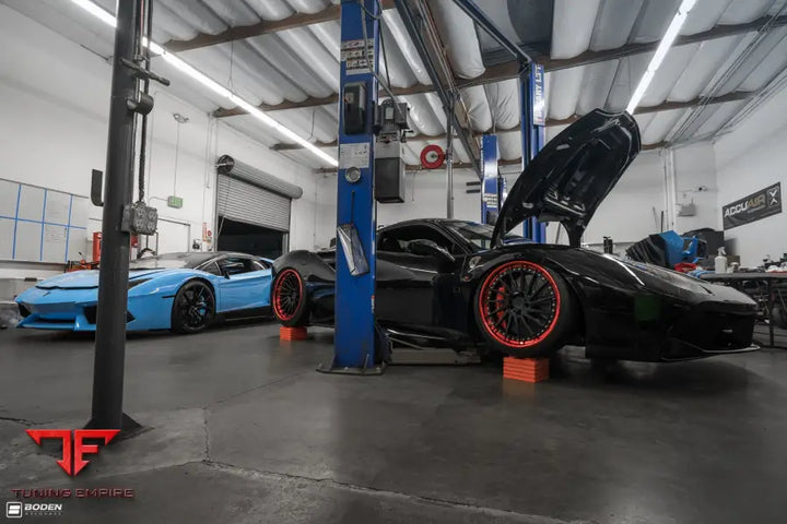 FERRARI 488 FORGED WHEELS AND EXHAUST SYSTEM