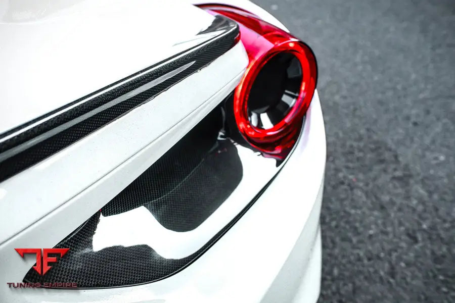 FERRARI 488 GTB BKSS STYLE CARBON FIBER TRUNK SPOILER BSD
