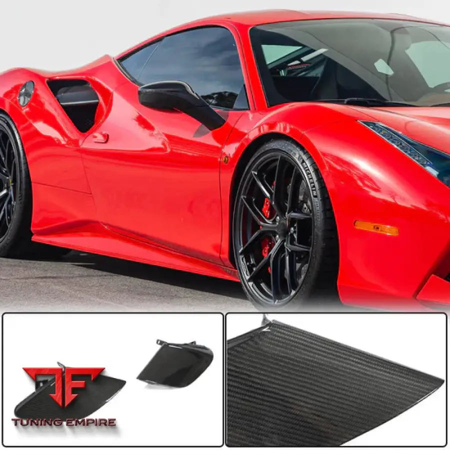 FERRARI 488 GTB CARBON FIBER PARTS 2015-2019Y