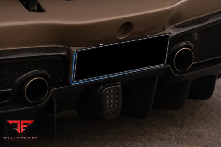 FERRARI 488 GTB CHALLENGE EVO MODENA STYLE REAR BUMPER WITH DECK LID WING & DIFFUSER BSD