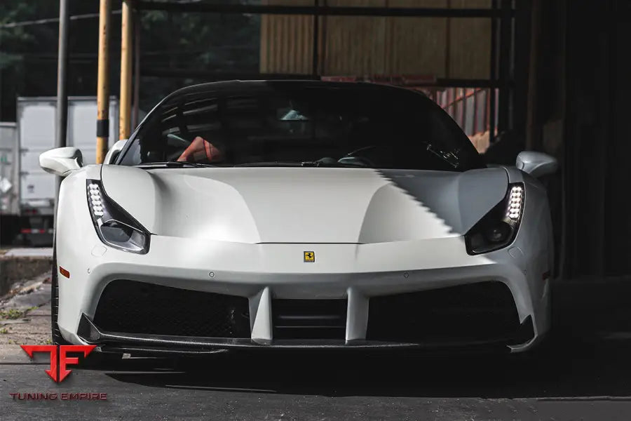 FERRARI 488 GTB & SPIDER CARBON FIBER FRONT LIP BSD