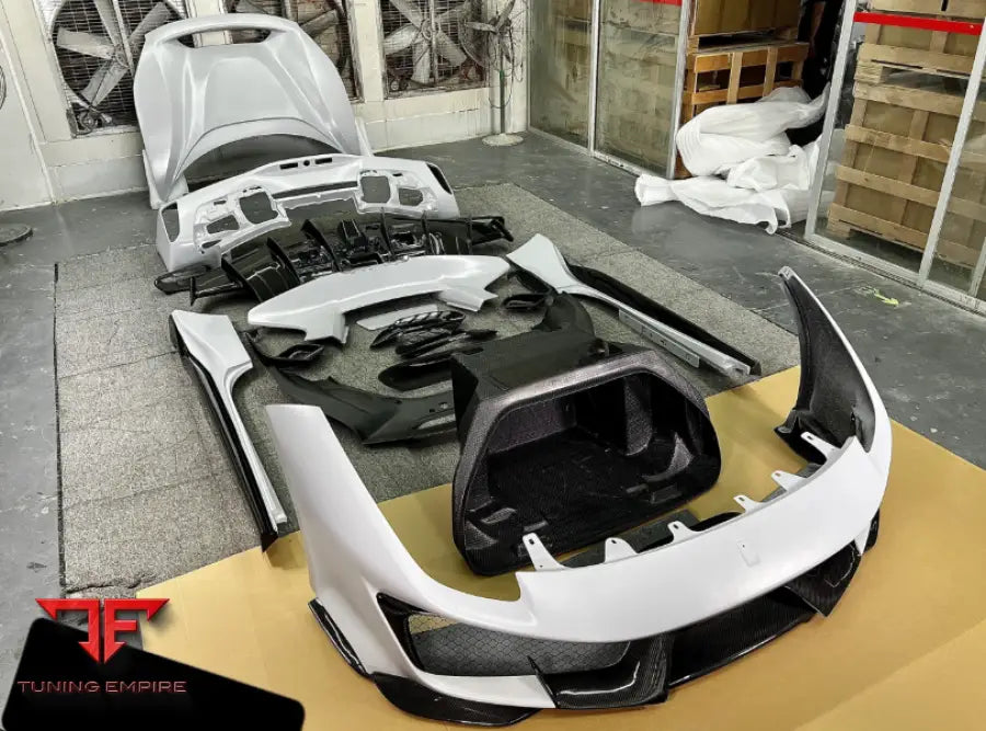 FERRARI 488 GTB/SPIDER CARBON BODY KITS PARTS
