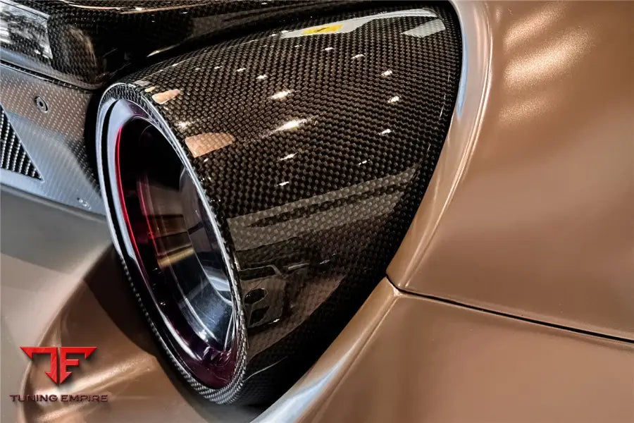 FERRARI 488 GTB & SPYDER BKSS STYLE TAIL LIGHT COVERS BSD