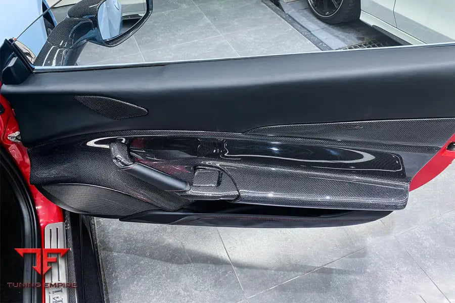 FERRARI 488 GTB & SPYDER CARBON FIBER DOOR PANEL INTERIOR BSD