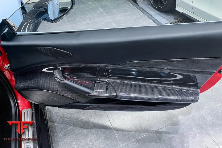 FERRARI 488 GTB & SPYDER CARBON FIBER DOOR PANEL INTERIOR BSD