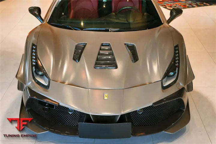 FERRARI 488 GTB & SPYDER CHALLENGE EVO MODENA STYLE HOOD BSD