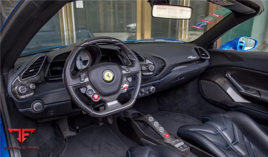 FERRARI 488 GTBSPYDER DRY CARBON FIBER BRIDGE CONTROL BSD