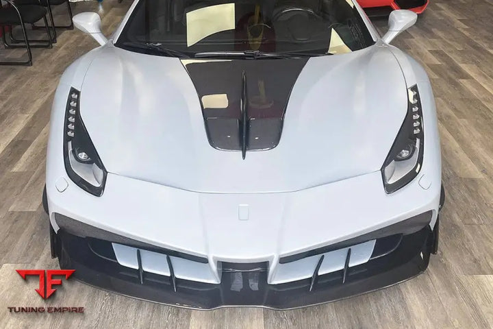 FERRARI 488 GTB & SPYDER MA STYLE CARBON FIBER HOOD BSD