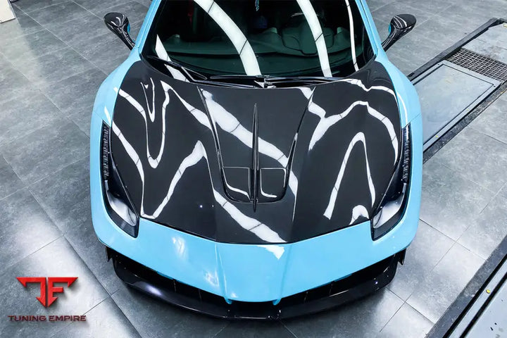 FERRARI 488 GTB & SPYDER MA STYLE HOOD BSD
