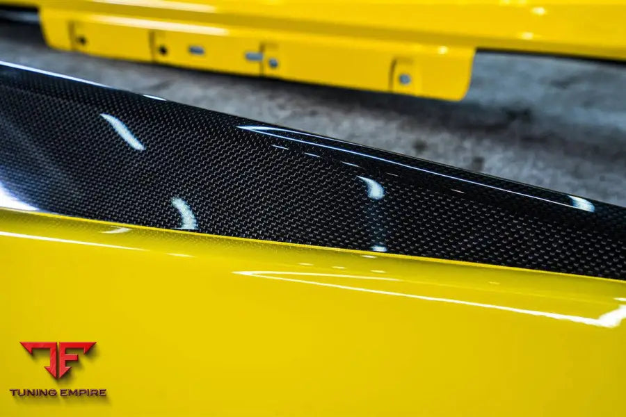 FERRARI 488 GTB SPYDER OE STYLE CARBON FIBER SIDE SKIRTS BSD